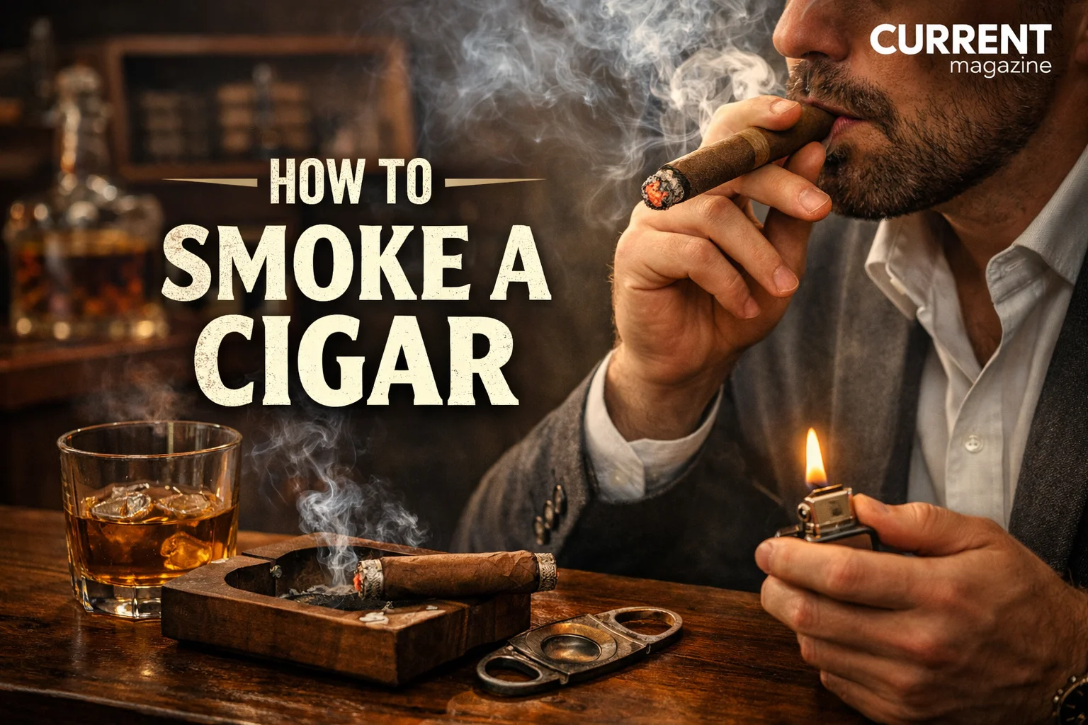 How to Smoke a Cigar