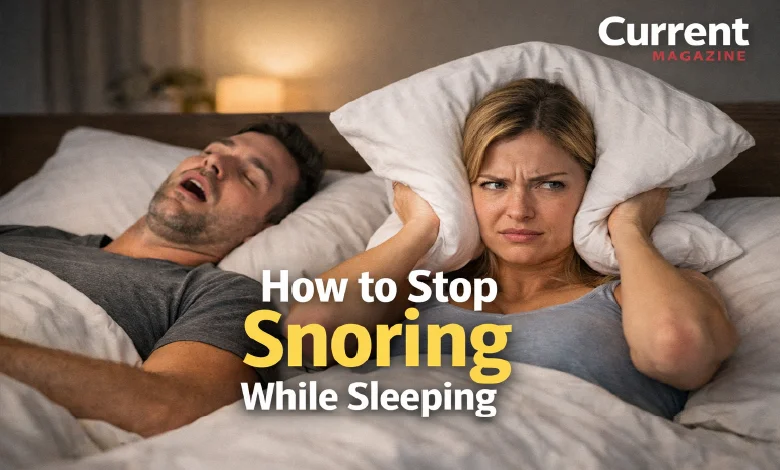 How to Stop Snoring While Sleeping
