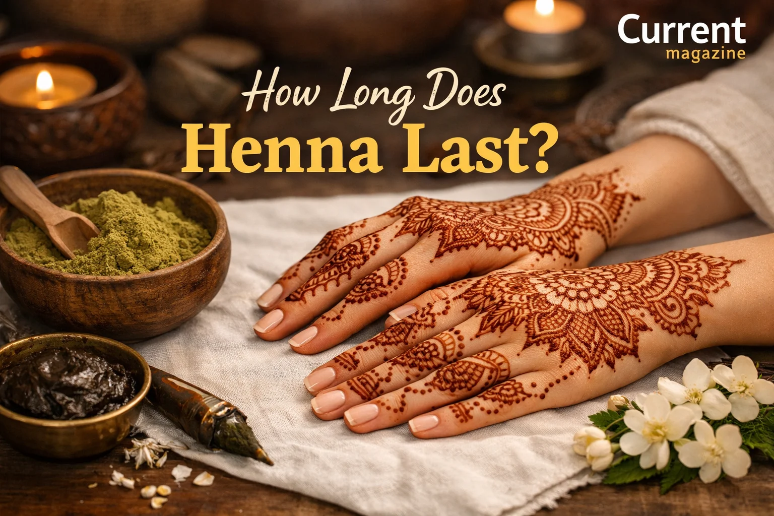 how long does henna last